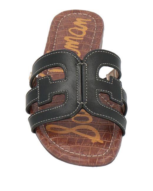 Sam Edelman Black Sandals Leather