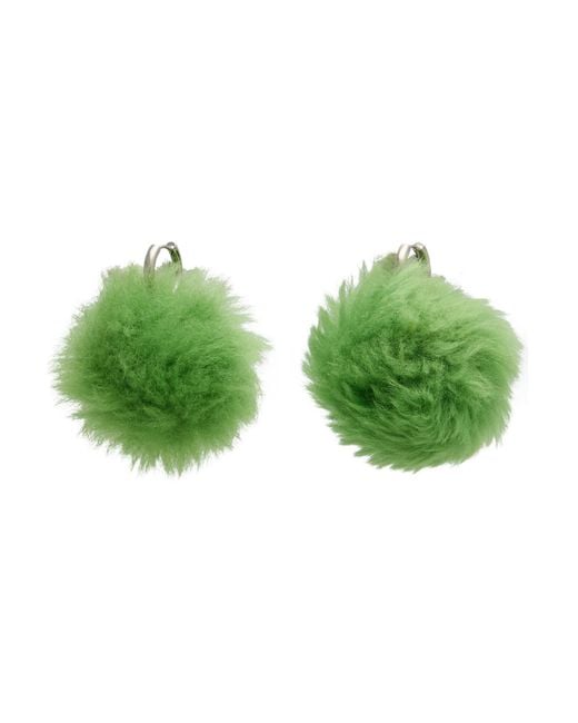 Pendiente Marni de color Green