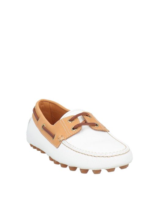Tod's White Loafers