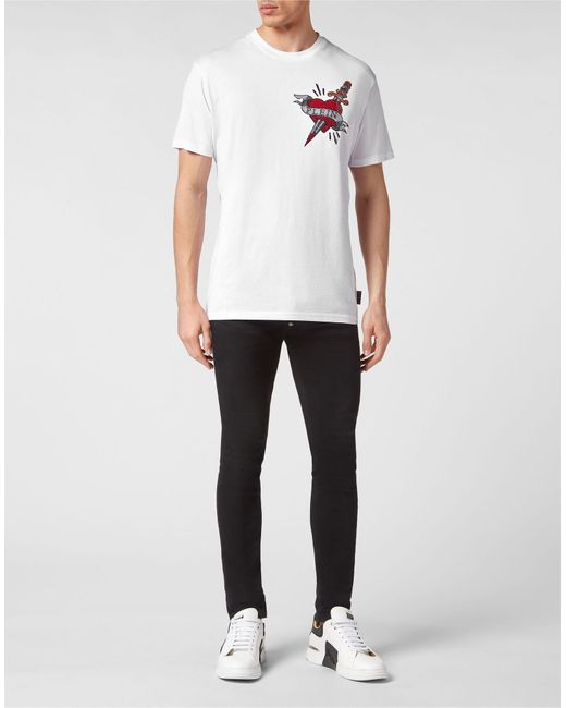 T-shirt Philipp Plein pour homme en coloris White