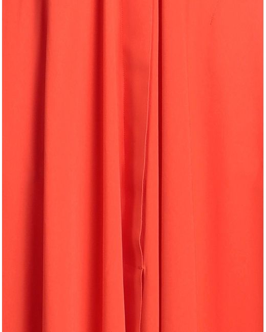 High Red Midi Dress
