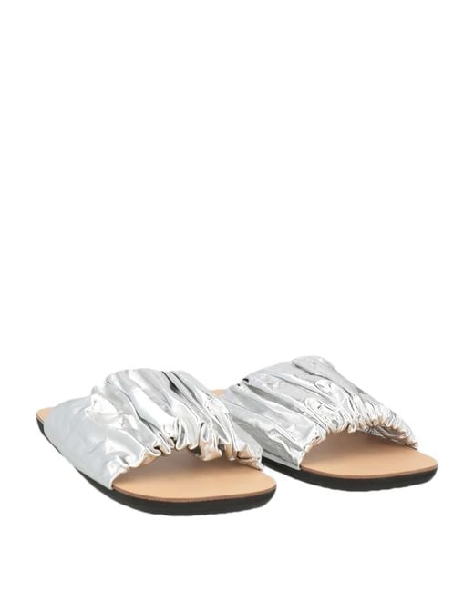 Jil Sander White Sandals