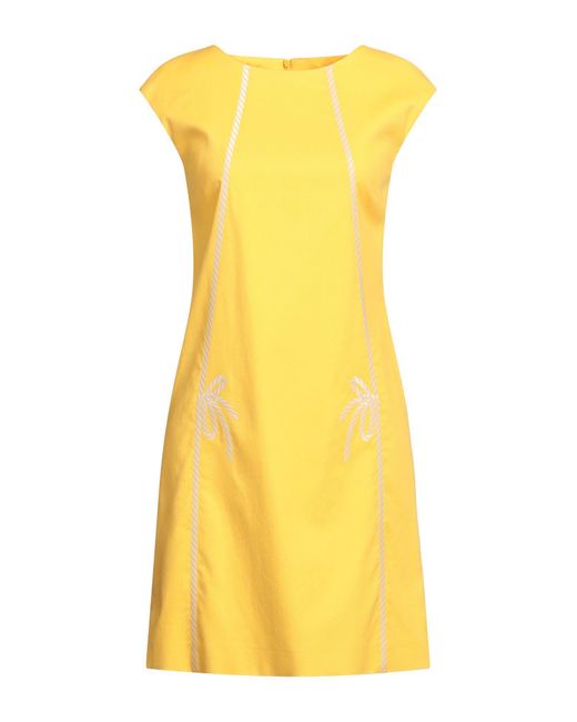 Boutique Moschino Yellow Mini Dress