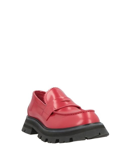 McQueen Red Loafers