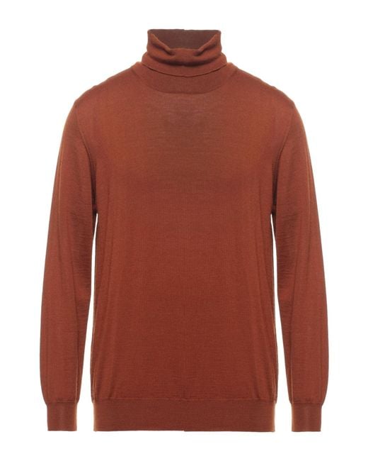 Cuello alto Vneck de hombre de color Red