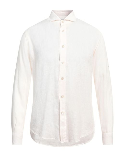 Camisa Eleventy de hombre de color White