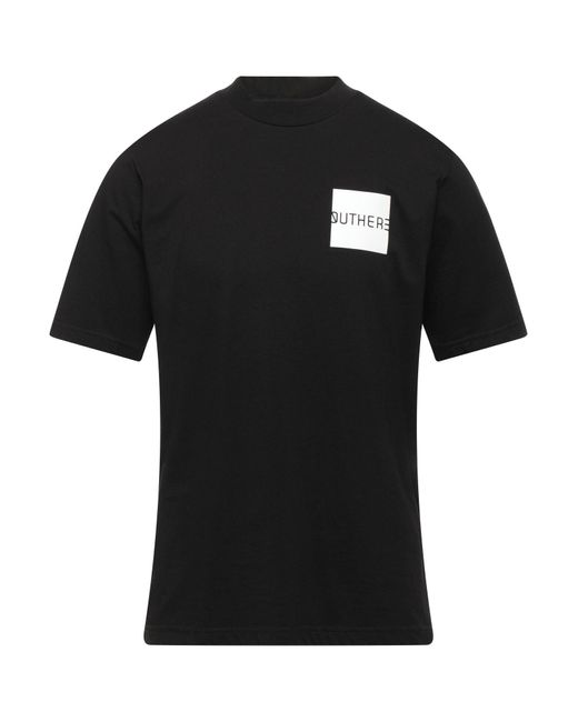 OUTHERE Black T-Shirt Cotton for men