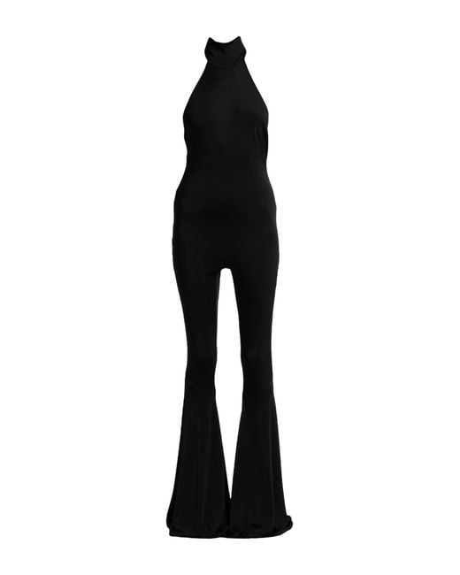 ANDAMANE Black Jumpsuit Viscose, Elastane