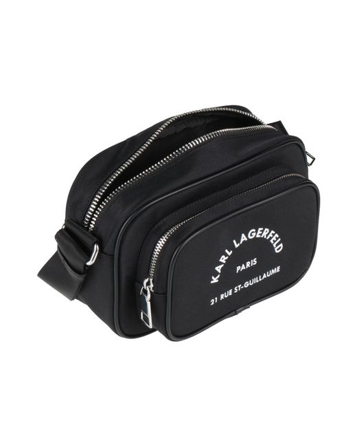 Karl Lagerfeld Black Cross-Body Bags for men