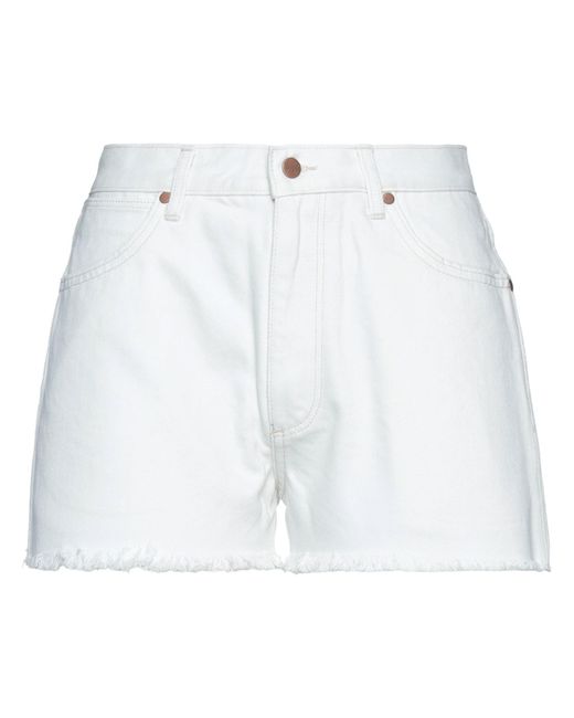 Wrangler Blue Denim Shorts Cotton