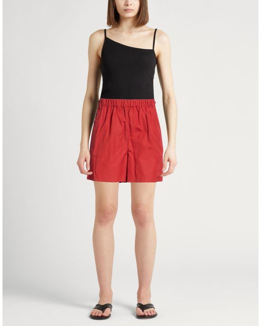 Max Mara Red Shorts & Bermuda Shorts