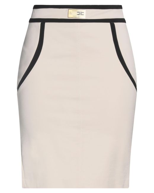 Elisabetta Franchi Natural Mini Skirt