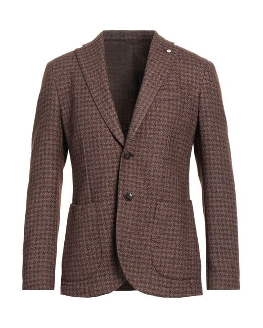 L.b.m. 1911 Brown Blazer for men