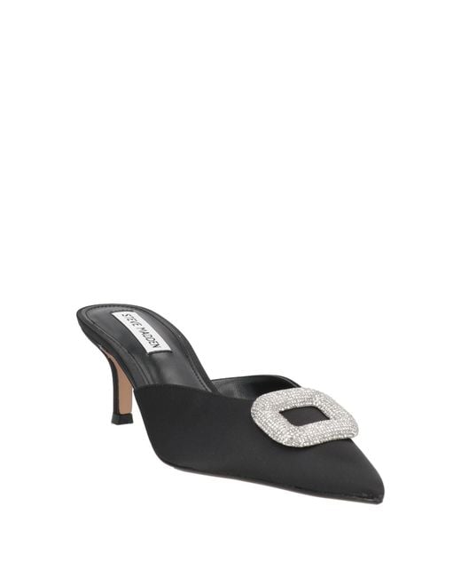 Steve Madden Black Mules & Clogs