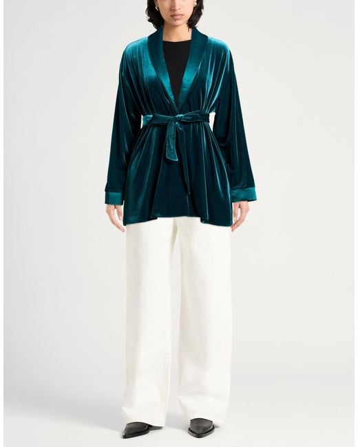 Liu Jo Blue Jacket Polyester, Elastane