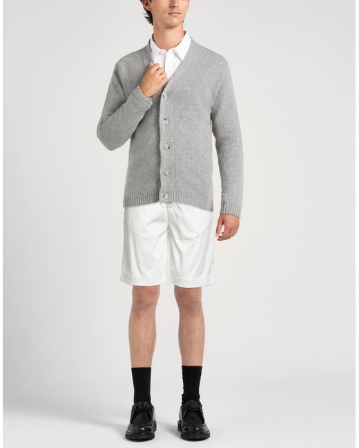 Guess White Shorts & Bermuda Shorts Cotton, Elastane for men