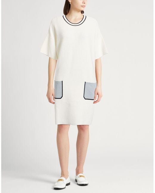 Emporio Armani White Mini Dress