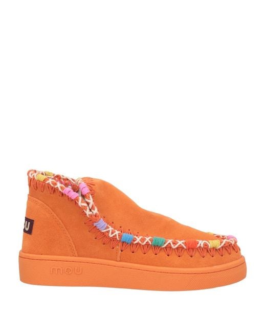 Mou Orange Ankle Boots