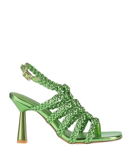 Emanuélle Vee Green Sandale