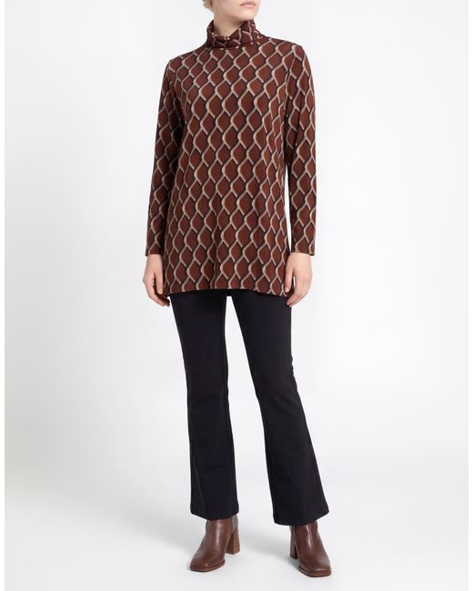 Siyu Brown Top Viscose, Elastane