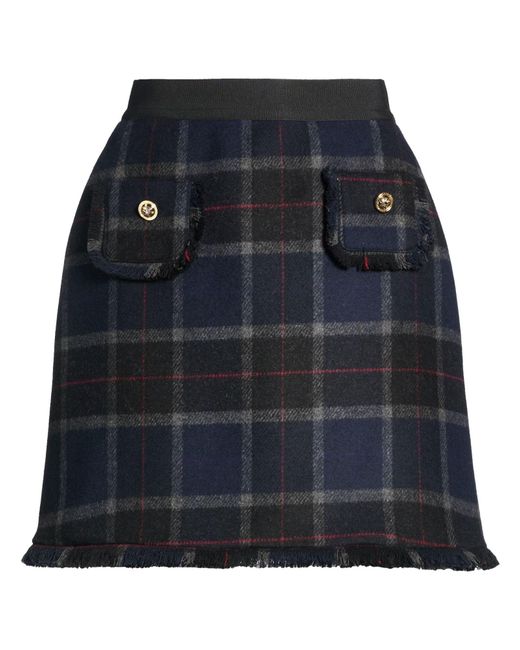 Shirtaporter Blue Mini Skirt