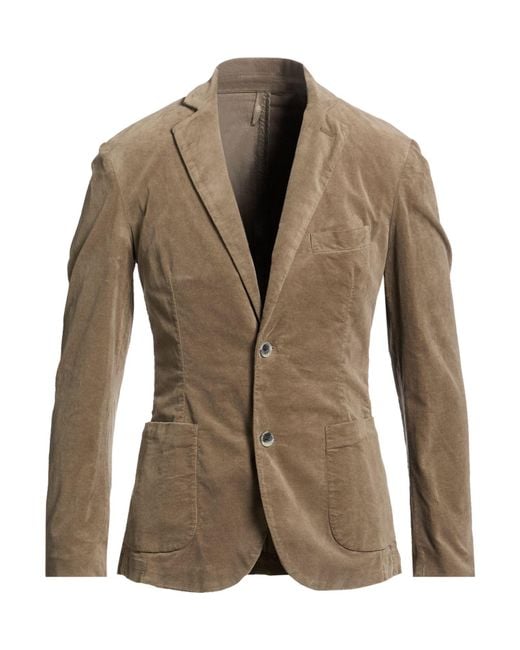 120% Lino Brown Blazer for men