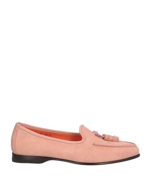 Santoni Pink Loafer for men