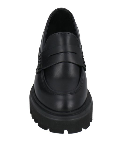 Frau Black Loafers Leather