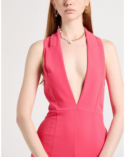 Patrizia Pepe Pink Jumpsuit Polyester, Elastane