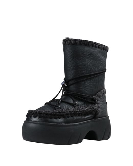 Mou Black Ankle Boots