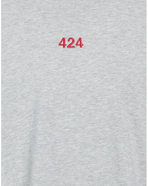 424 Gray T-shirt for men