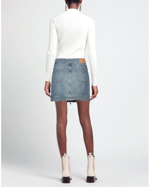 Tommy Hilfiger Mini Skirt in Blue Lyst