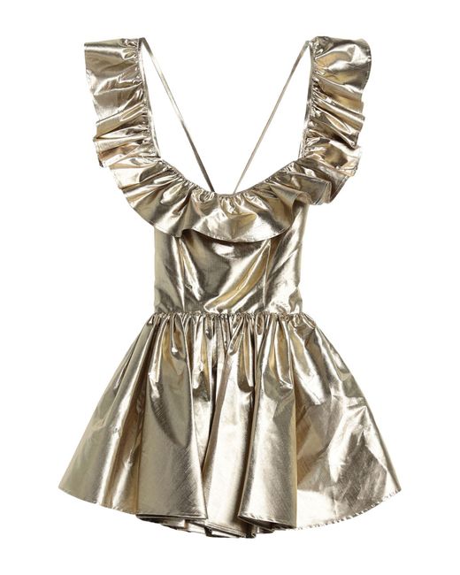 The Attico Metallic Mini Dress