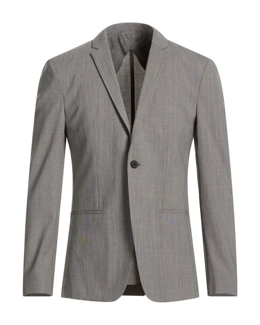 Calvin Klein Gray Blazer Wool, Polyester, Elastane for men