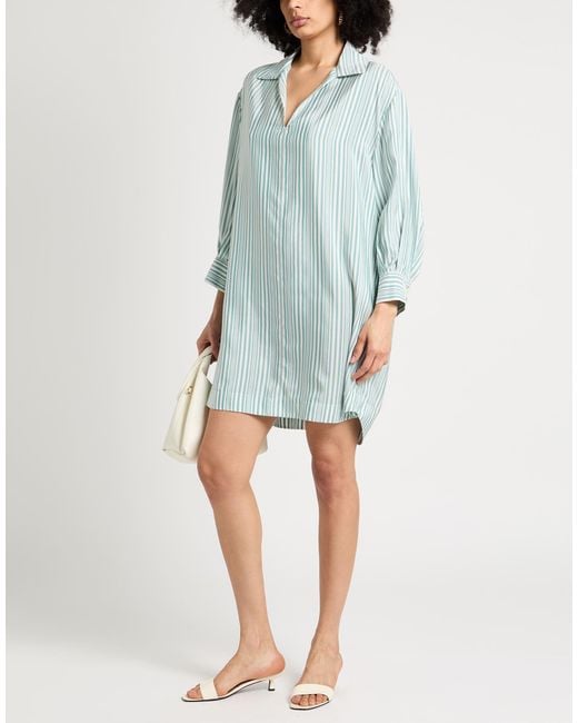 Agnona Blue Mini Dress