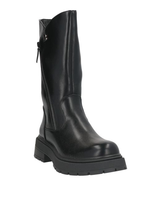 Laura Biagiotti Black Boot Synthetic Material