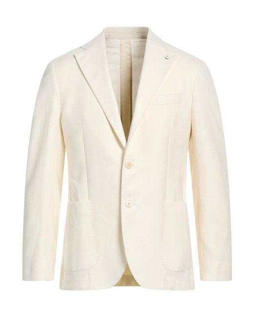 L.b.m. 1911 White Blazer Cotton for men