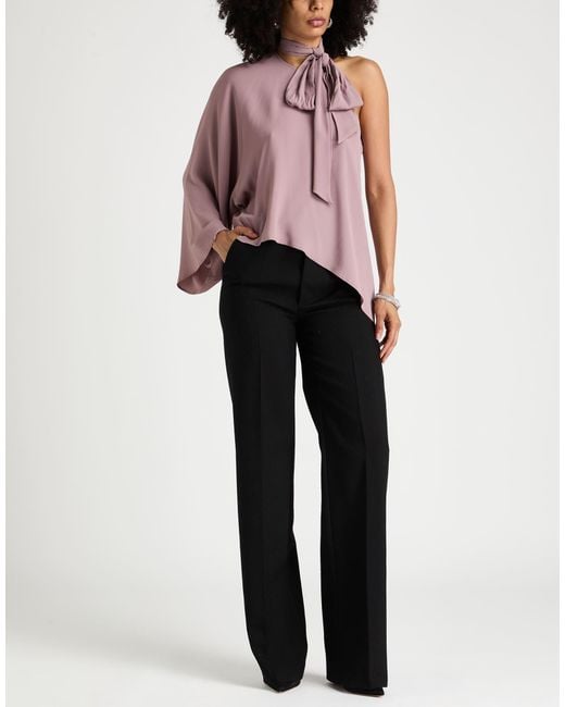 FEDERICA TOSI Pink Top Acetate, Silk