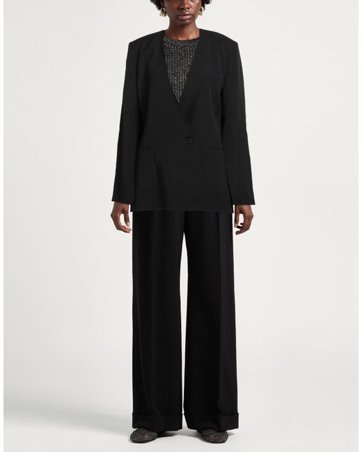 ViCOLO Black Blazer Viscose, Polyester