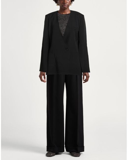 ViCOLO Black Blazer Viscose, Polyester