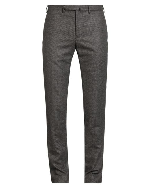 Santaniello Gray Charcoal Pants Wool for men