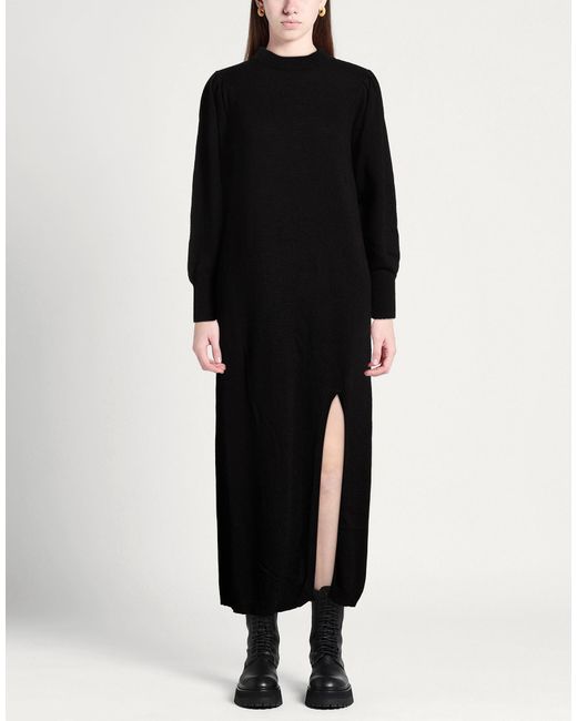 Rebel Queen Black Midi Dresses