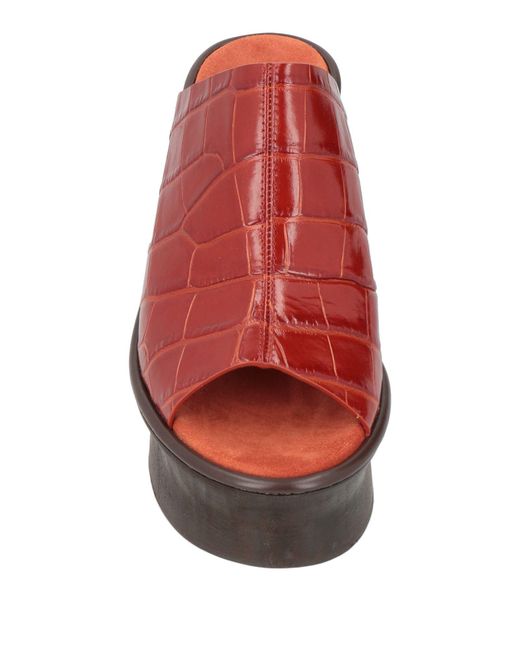 Ferragamo Red Sandals