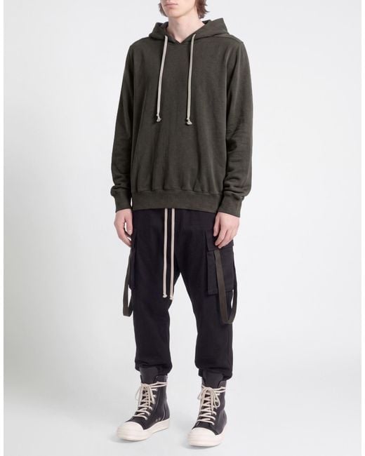 Rick Owens Gray Dark Sweatshirt Cotton for men