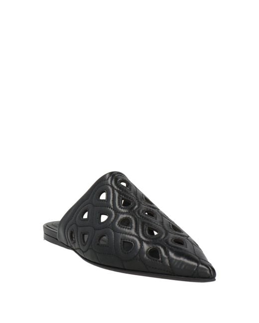 High Black Mules & Clogs