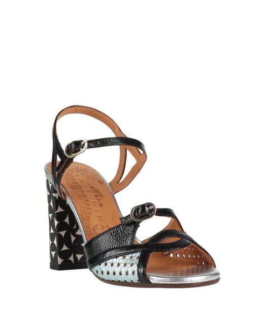 Chie Mihara Metallic Sandals Leather