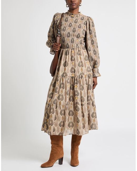 Antik Batik Natural Midi Dress