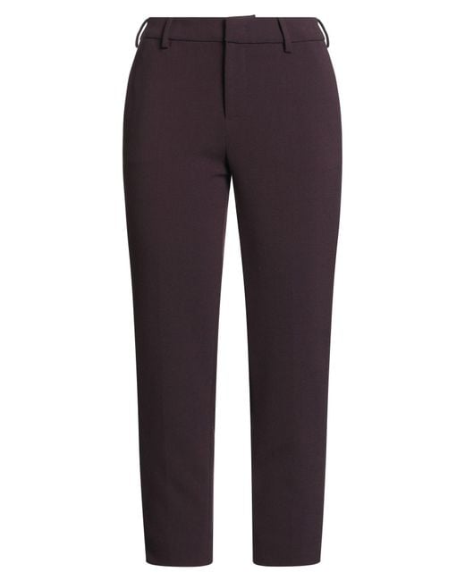 PT Torino Blue Plum Pants Polyester, Wool, Elastane