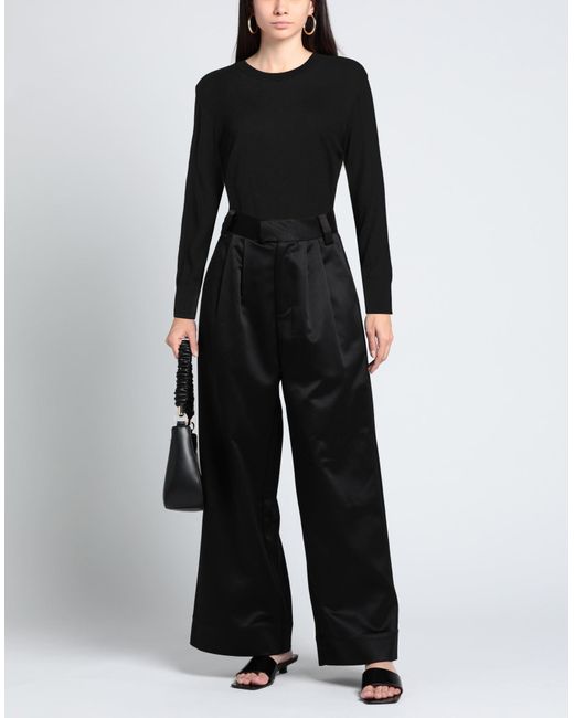 Akep Black Sweater Viscose, Merino Wool, Polyamide