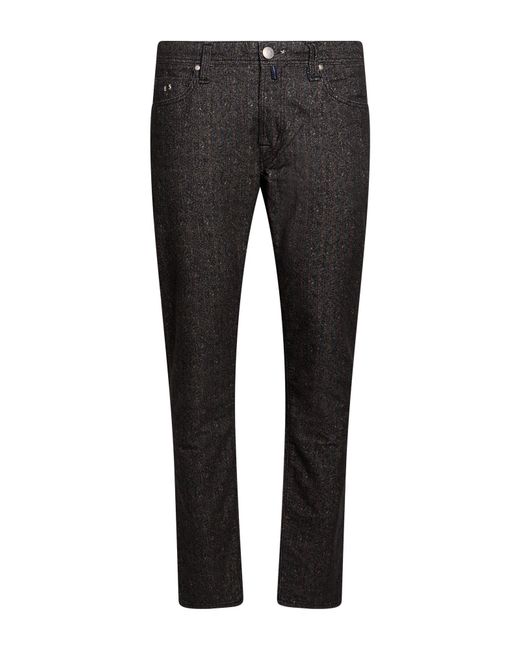 Tramarossa Gray Charcoal Pants Cotton, Elastane for men